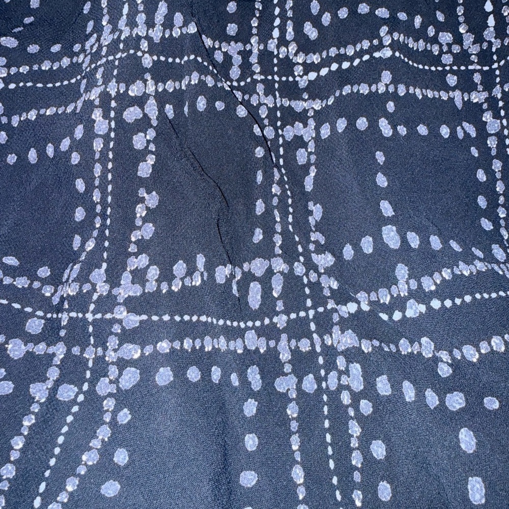 Chic Black and Gray Patterned A-Line Skirt - Picture 2 of 3